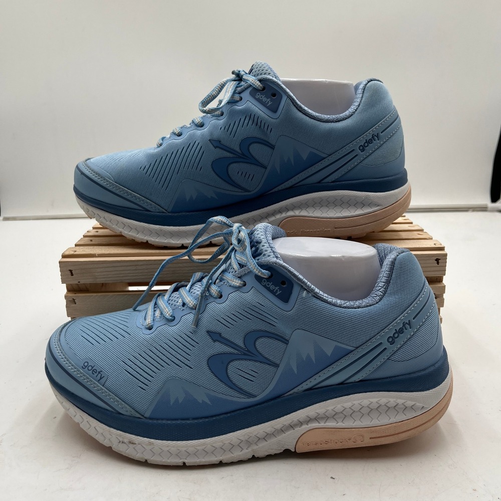 Gdefy Walking Shoes‎ Ion VersoShock Orthotic Blue Womens 9
